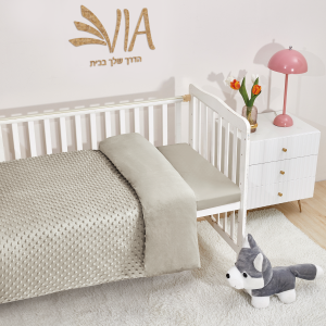 רמיטקס - עיצוב הבית וטקסטיל שמיכות חורף מבצע סט מצעים חורפי עשוי 100% פלנל בעיטור  - מיטה לתינוק רק 79ש"ח 