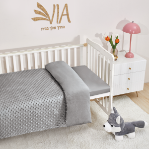רמיטקס - עיצוב הבית וטקסטיל שמיכות חורף מבצע סט מצעים חורפי עשוי 100% פלנל בעיטור  - מיטה לתינוק רק 79ש"ח 