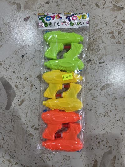 מבצע 6 יח תותחי מים לחוויית קיץ רטובה רק 10 ש"ח 