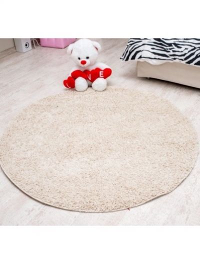 רמיטקס - עיצוב הבית וטקסטיל שטיחי שאגי שטיח שאגי - עגול 1.20 מטר